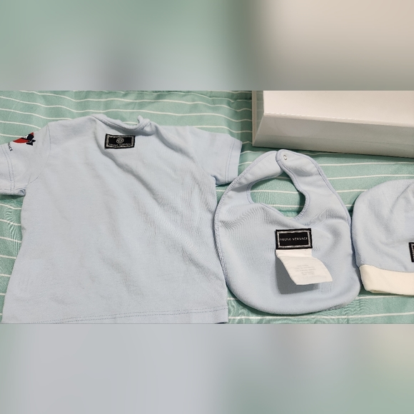 Authentic VERSACE YOUNG BABY SET 12M - Picture 3 of 8